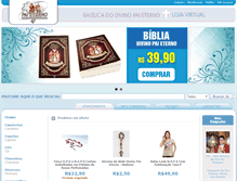 Tablet Screenshot of loja.paieterno.com.br